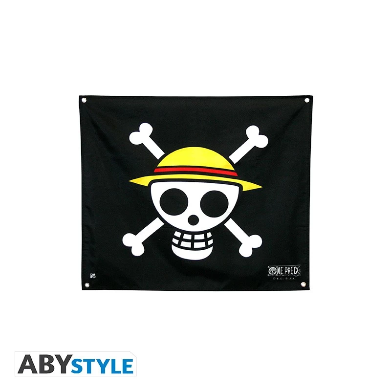 MRK-Q8  ONE PIECE Premium gift set: Flag + 3D Keychain + Mug Heat change