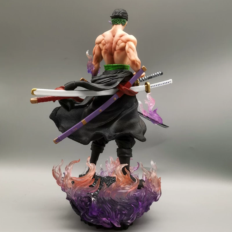 One Piece Anime Figure 30cm Wano Gear 4 Luffy 2 Head Pieces Statue Figures  Collectible Model Decoration Toy Christmas Gift