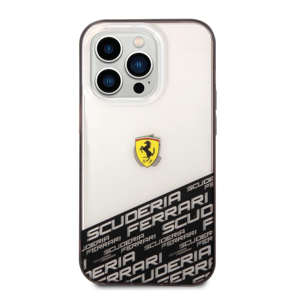 iPhone 14 Pro Max - PC/TPU Red Gradient Case Allover Scuderia And