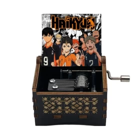 Anime  Haikyu!! Music box (Manual)- Wood