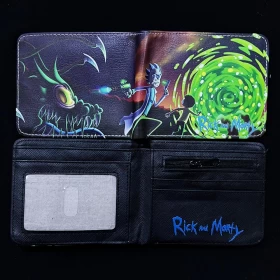 Rick and Morty Wallet (Vers.56)-High Quality Material