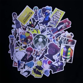 Anime Assassination Classroom Stickers-Ver.09-50 pcs (Used For machineries, car windows or special products, Mirror, Notebook,etc.)
