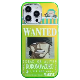 Anime One Piece: Roronoa Zoro WANTED iPhone Case