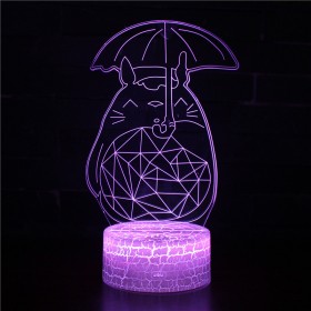 Totoro3 3D Night Light LED RGB
