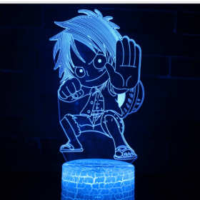 One Piece Luffy6 3D Night Light LED RGB