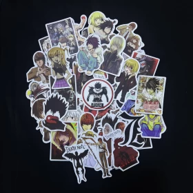 Stickers Anime Death Note-Ver.35- 50pcs ( For machineries, car windows or special products, Mirror, Notebook,etc.)