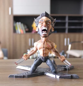 Super Hero Wolverine Kneeling Model Action Figure