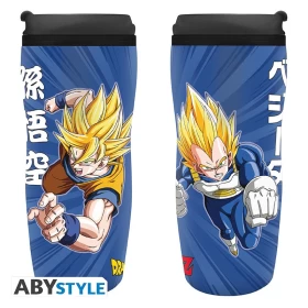DRAGON BALL: Goku & Vegeta Travel mug-335ml (insulating plastic)