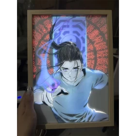 Anime Led Light Painting USB Plug Dimming Wall Artwork-22cm*31cm (Ver.7)