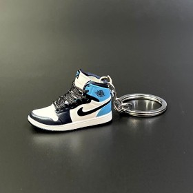 Keychain Sneakers- White & Blue-Ver59
