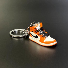 Keychain Sneakers-Orange & Black -Ver104