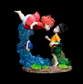 Anime Ponyo Mermaid Cliff On The Goldfish Princess Miyazaki Hayao Figure