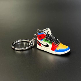 Keychain Sneakers-Green, Red, Blue & Yellow -Ver79