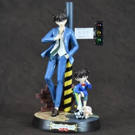 Detective Conan series Fire Phoenix: Kudo Shinichi & Conan figure-PVC-height 28cm