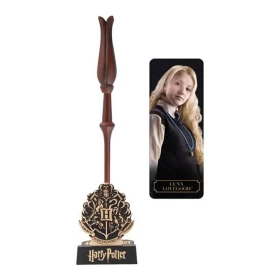 Harry Potter:  Luna Lovegood Wand Pen with stand display and Bookmark-wand 25cm-Black ink