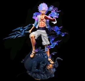 One Piece Luffy gear 5  Sun God Nika Luffy Joy Boy Figure Lightning