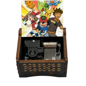 Anime Pokémon Music box (Automatic)- Wood