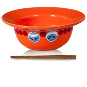 Anime One Piece: Ace Straw Hat Ceramic Bowl