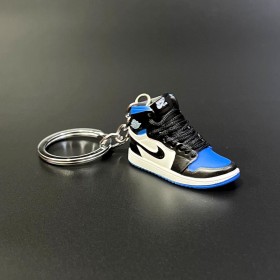 Keychain Sneakers-Black & Blue -Ver97