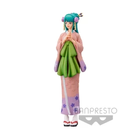 ONE PIECE DXF Figures: THE GRANDLINE LADY WANOKUNI Hiyori Kozuki Figure- vol.4-PVC & ABS-16cm-BANDAI