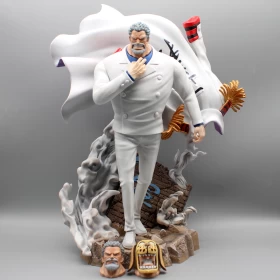 One Piece: Monkey D. Garp Vice Admiral Figure (White)