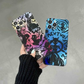 Pokemon Phone Case: Meow 2 Phone Case-Ver.01-Blue/Red (For iPhone Models)