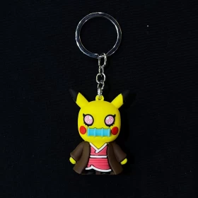 Anime Pokémon Pikachu Cosplay Demon Slayer Keychain 6