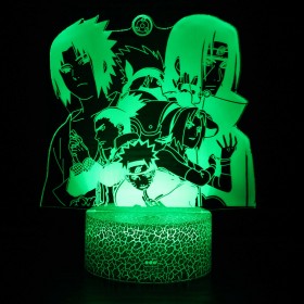 Naruto Character 3D Night Light LED RGB