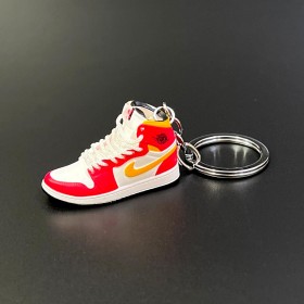 Keychain Sneakers -Red & Yellow-Ver46
