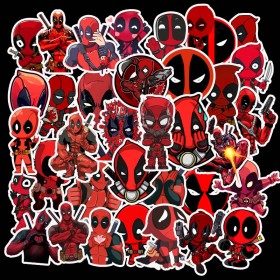 Deadpool stickers set(35pcs a set)-Waterproof-Used For machineries, car windows or special products, Mirror, Notebook,etc.