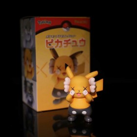 KAWS Pokemon Pikachu yellow figure