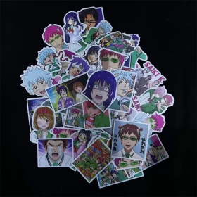 The Disastrous Life of Saiki K. Stickers-Ver.10-50 pcs (Used For machineries, car windows or special products, Mirror, Notebook,etc.)