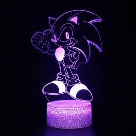 Sonic 3D Night Light LED RGB