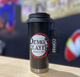 Demon Slayer Logo Insulated Straw Mug