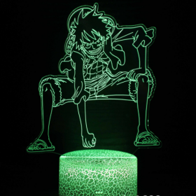One Piece Luffy5 3D Night Light LED RGB