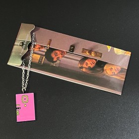 Friends purple Door Necklace