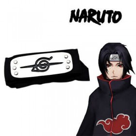 Naruto: Itachi Uchiha Akatsuki Shinobi Headband Cosplay-Polyester-Black