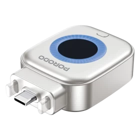Porodo Auto Release Smart Auto-Cutoff USB-C Charging Adapter 100W – Silver
