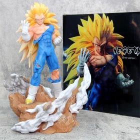 Dragon Ball Z Figures: Vegeta Supre Sayan figure-Ver.01-PVC-height 35cm