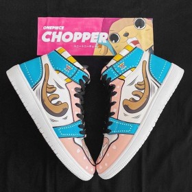 One Piece Chopper High Top Sports Sneakers 3D