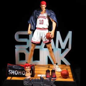 Slam Dunk Figures: Sakuragi Flower Road Figure (double heads can be replaced) height 33cm*29cm-PVC