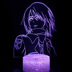 Attack On Titan Mikasa 3D Night Light LED RGB