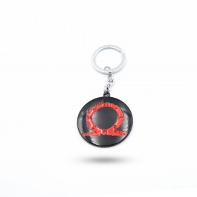 God Of War Keychain Black And Red