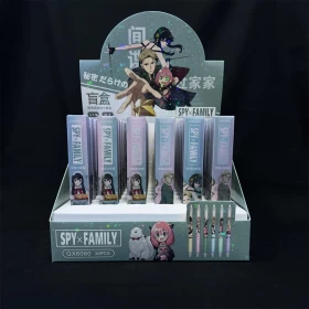 Spy x Family Gel Pen-Random Ones-Black Ink-Different colors and pictures-ver01