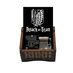 Anime Attack On Titan Music box (Automatic)- Wood