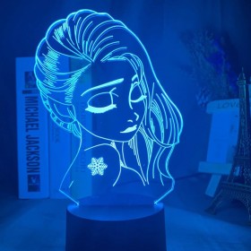 Frozen Elsa 3D LED Lamp
