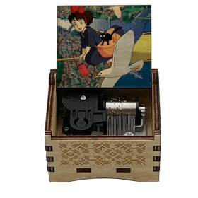 Kiki's Delivery Service Music Box-Ver05 (Automatic)-Wood