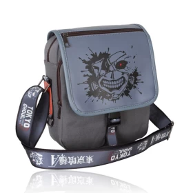 Tokyo Ghoul Crossbody Bag -High Quality Material-Big Size- Gray