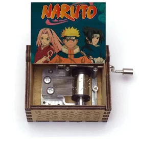 Anime Naruto Music box (Manual)- Wood