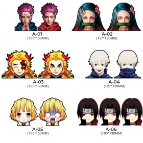 Anime 3D Motion Sticker: Jujutsu Kaisen (Itadori/Toge Inumaki), Demon Slayer (Nezuko/Zenitsu), Naruto(Itachi Uchiha)
